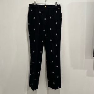 St. John Sport Black Bee Pants